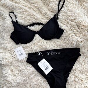 Andie Black Bikini Set